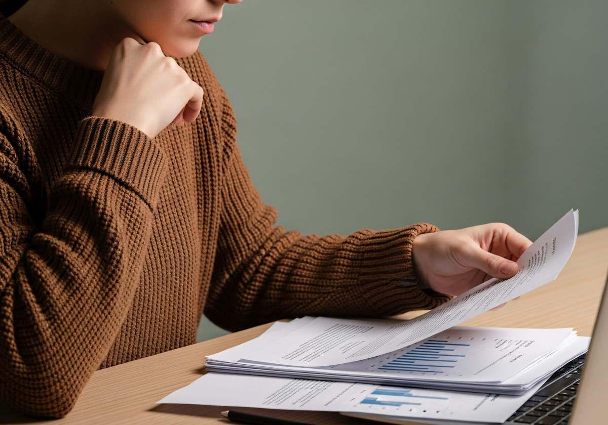 Person reviewing credit card balance transfer offers on a laptop
